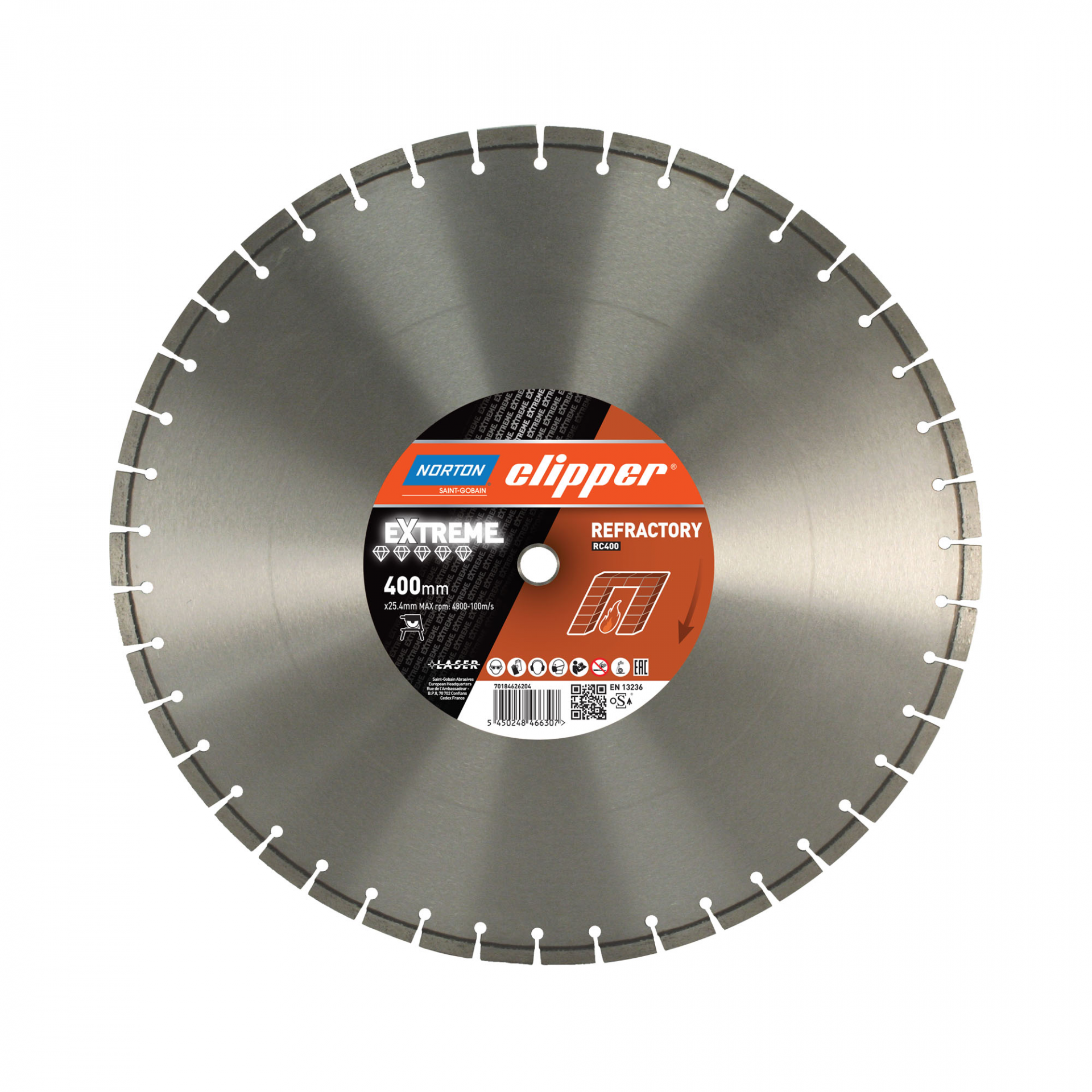 Norton Clipper Extreme RC400 Silencio gyémánt vágókorong Ø650x25,4 mm termék fő termékképe
