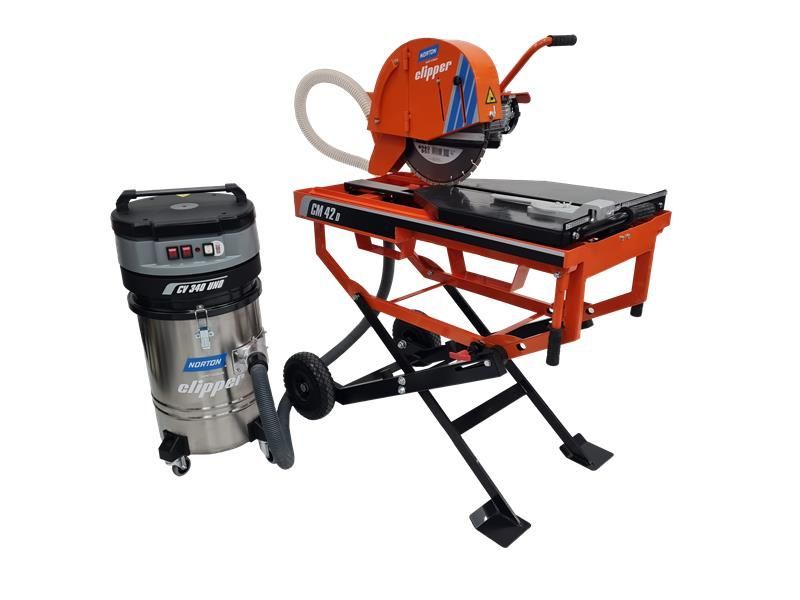 Norton Clipper CM 42 D+CV 340 UNO+PRO UNI Ø400 SIL DRY vizes téglavágó készlet termék fő termékképe